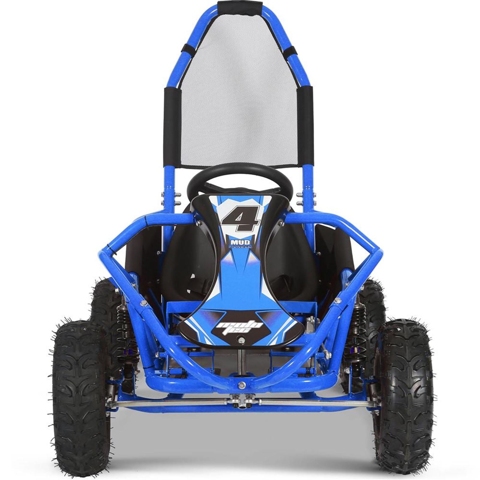 MotoTec USA Mud Monster Kids Gas Powered 98cc Go Kart_908737