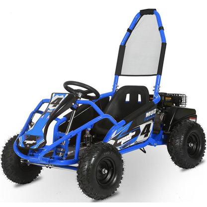 MotoTec USA Mud Monster Kids Gas Powered 98cc Go Kart_908748