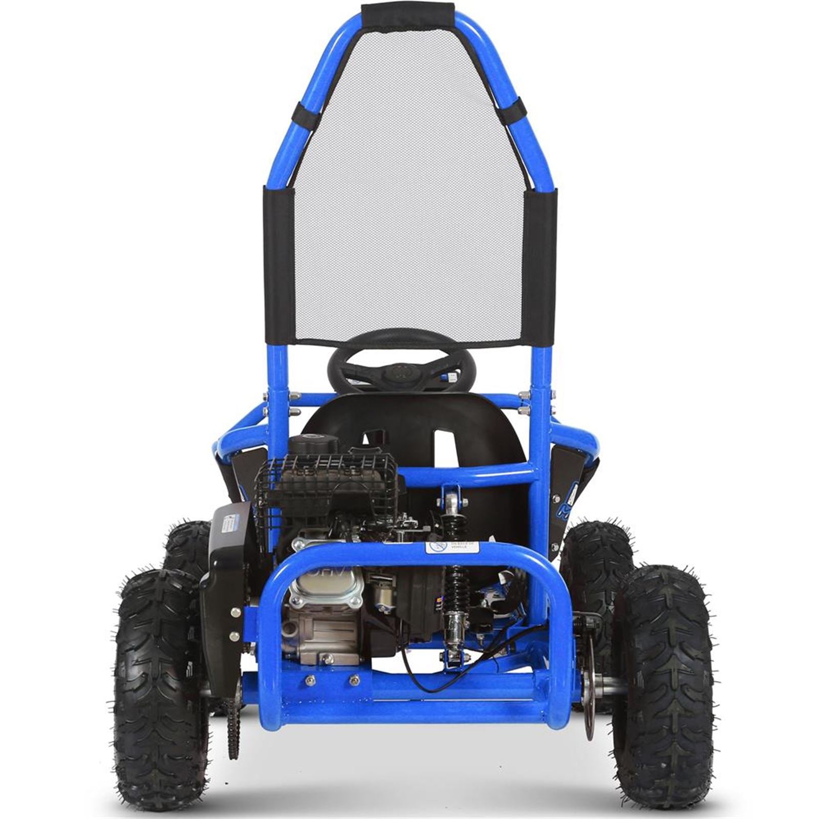 MotoTec USA Mud Monster Kids Gas Powered 98cc Go Kart_908738