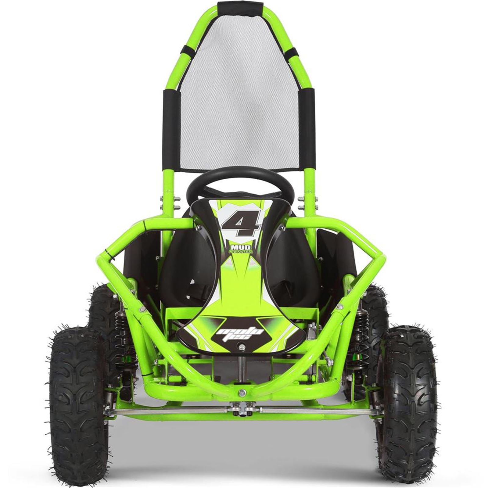 MotoTec USA Mud Monster Kids Gas Powered 98cc Go Kart_908743