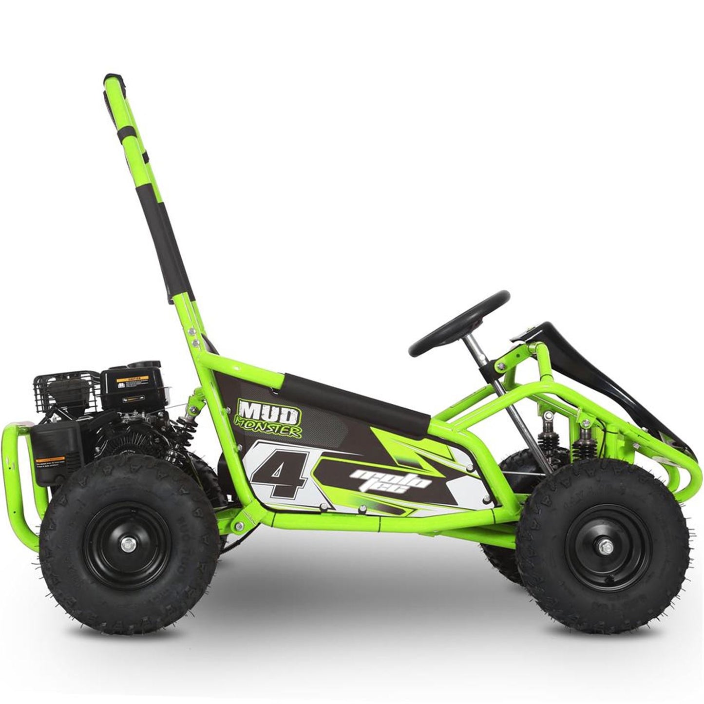 MotoTec USA Mud Monster Kids Gas Powered 98cc Go Kart_908739