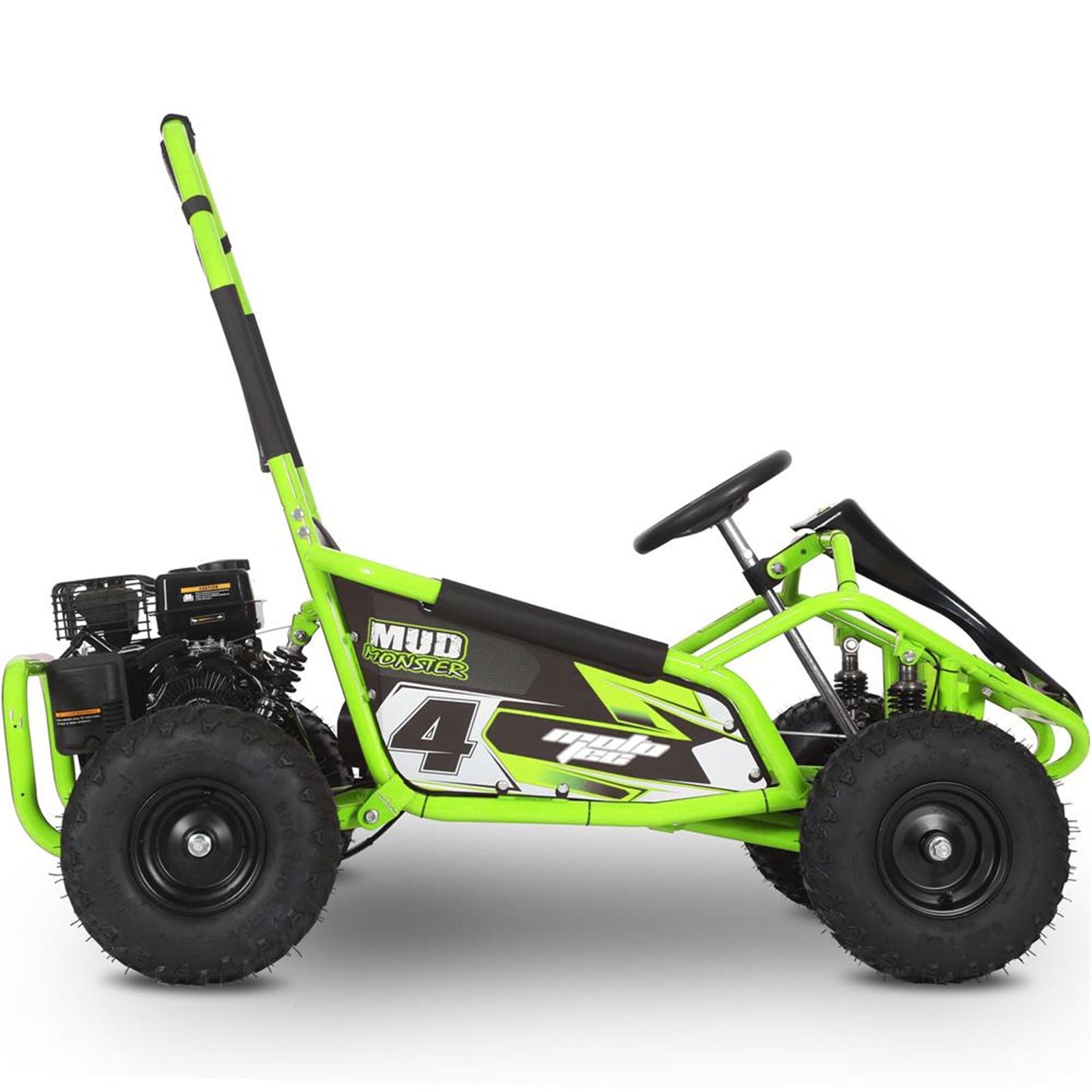 MotoTec USA Mud Monster Kids Gas Powered 98cc Go Kart_908739