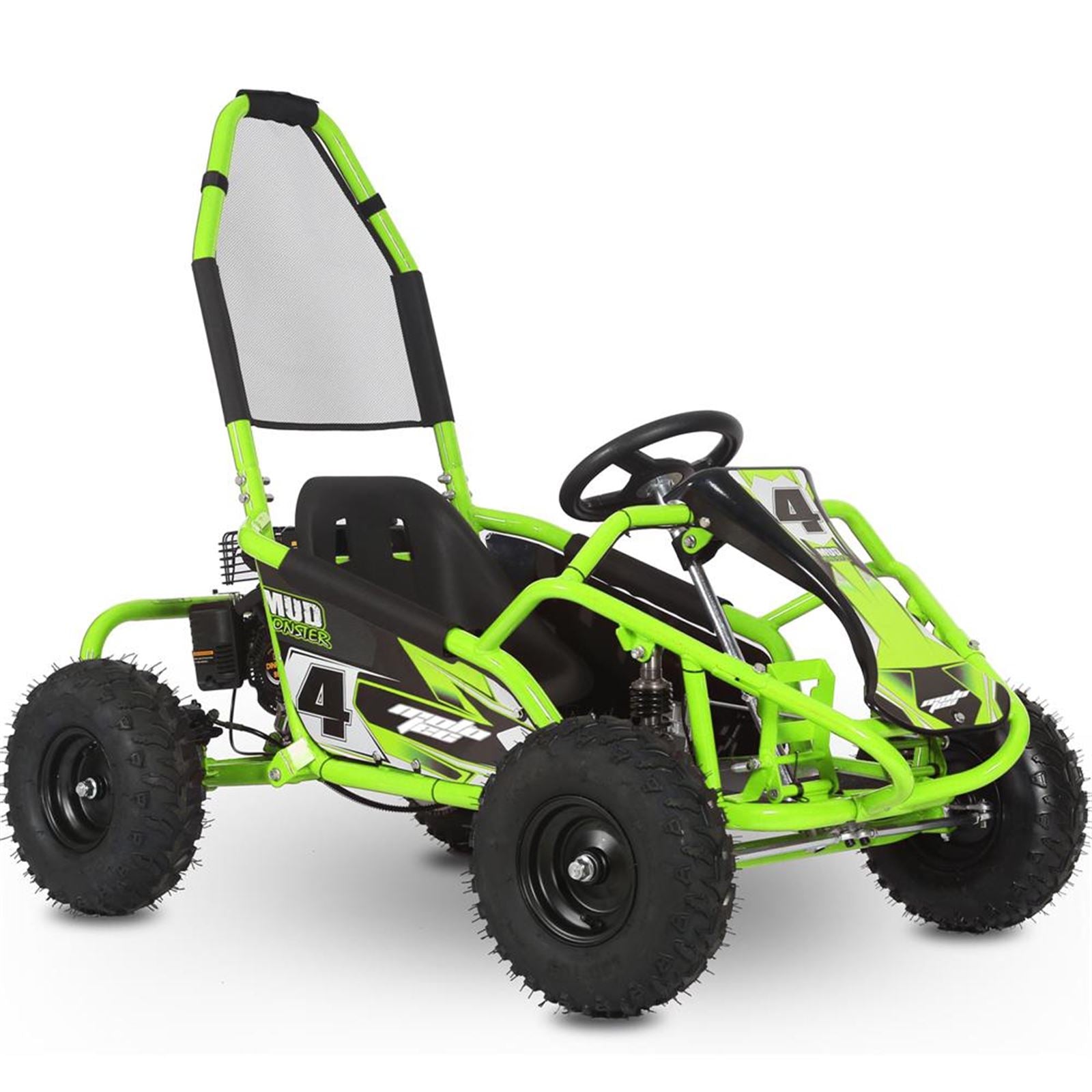 MotoTec USA Mud Monster Kids Gas Powered 98cc Go Kart_908714