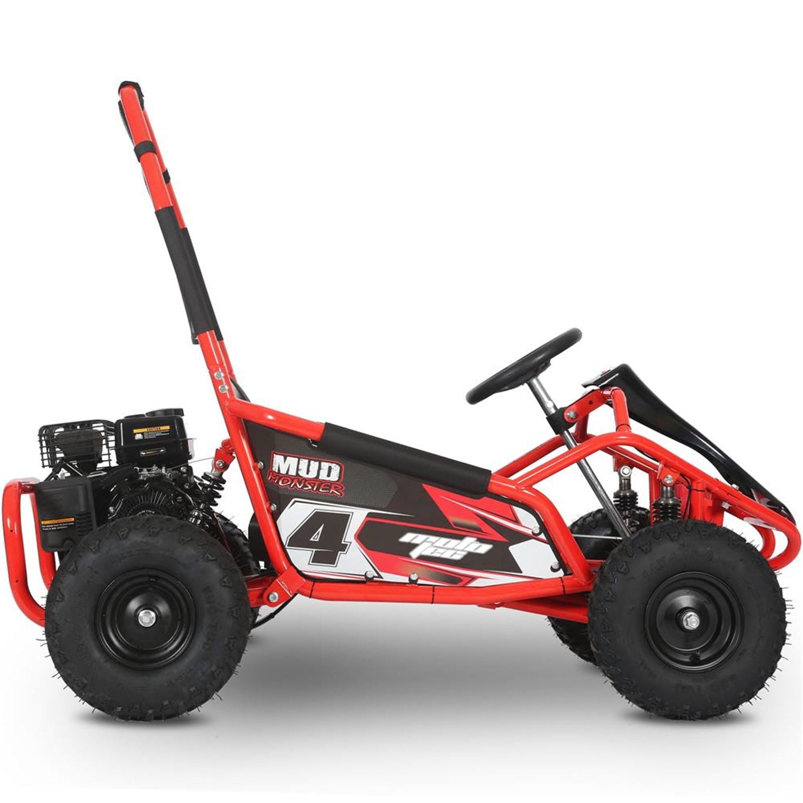 MotoTec USA Mud Monster Kids Gas Powered 98cc Go Kart_908771