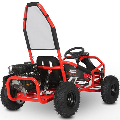 MotoTec USA Mud Monster Kids Gas Powered 98cc Go Kart_908773