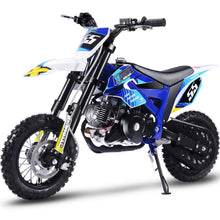 MotoTec USA Hooligan 60cc 4-Stroke Gas Dirt Bike - Blue MT-DB-60CC-HOOLIGAN_BLUE_908343