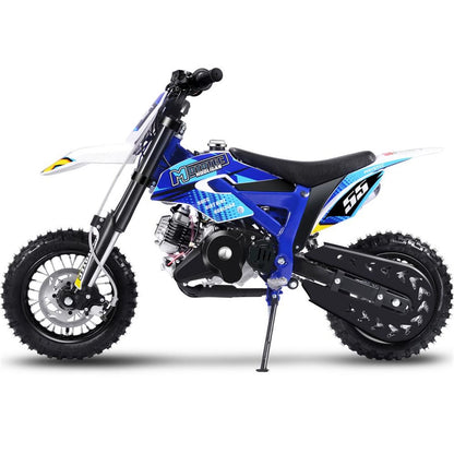 MotoTec USA Hooligan 60cc 4-Stroke Gas Dirt Bike - Blue MT-DB-60CC-HOOLIGAN_BLUE_908344