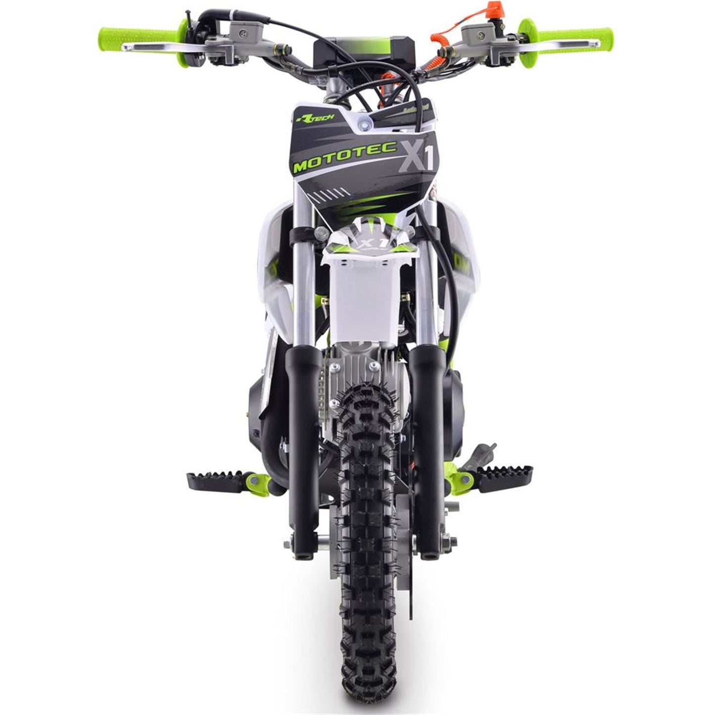 MotoTec USA X1 110cc 4-Stroke Gas Dirt Bike - Green MT-DB-X1-70CC_GREEN_908352
