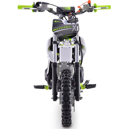 MotoTec USA X1 110cc 4-Stroke Gas Dirt Bike - Green MT-DB-X1-70CC_GREEN_908352