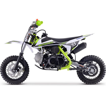MotoTec USA X1 110cc 4-Stroke Gas Dirt Bike - Green MT-DB-X1-70CC_GREEN_908351