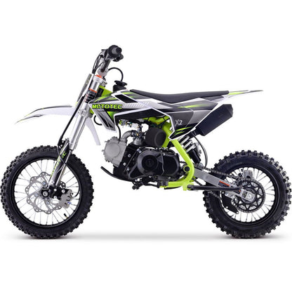 MotoTec USA X2 110cc 4-Stroke Gas Dirt Bike - Green MT-DB-X2-110CC_GREEN_908361