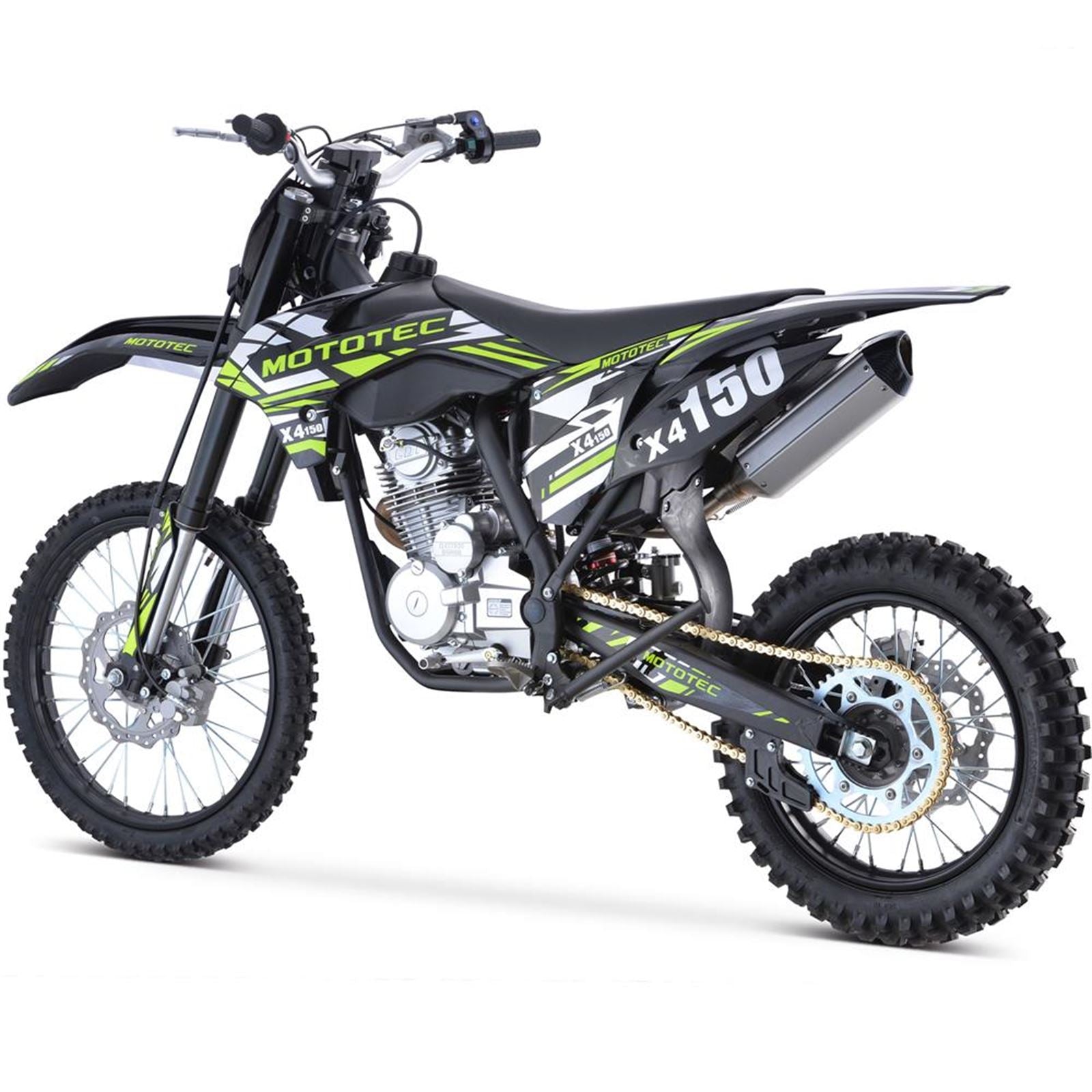 X4 150cc 4-Stroke Gas Dirt Bike - Black_908373