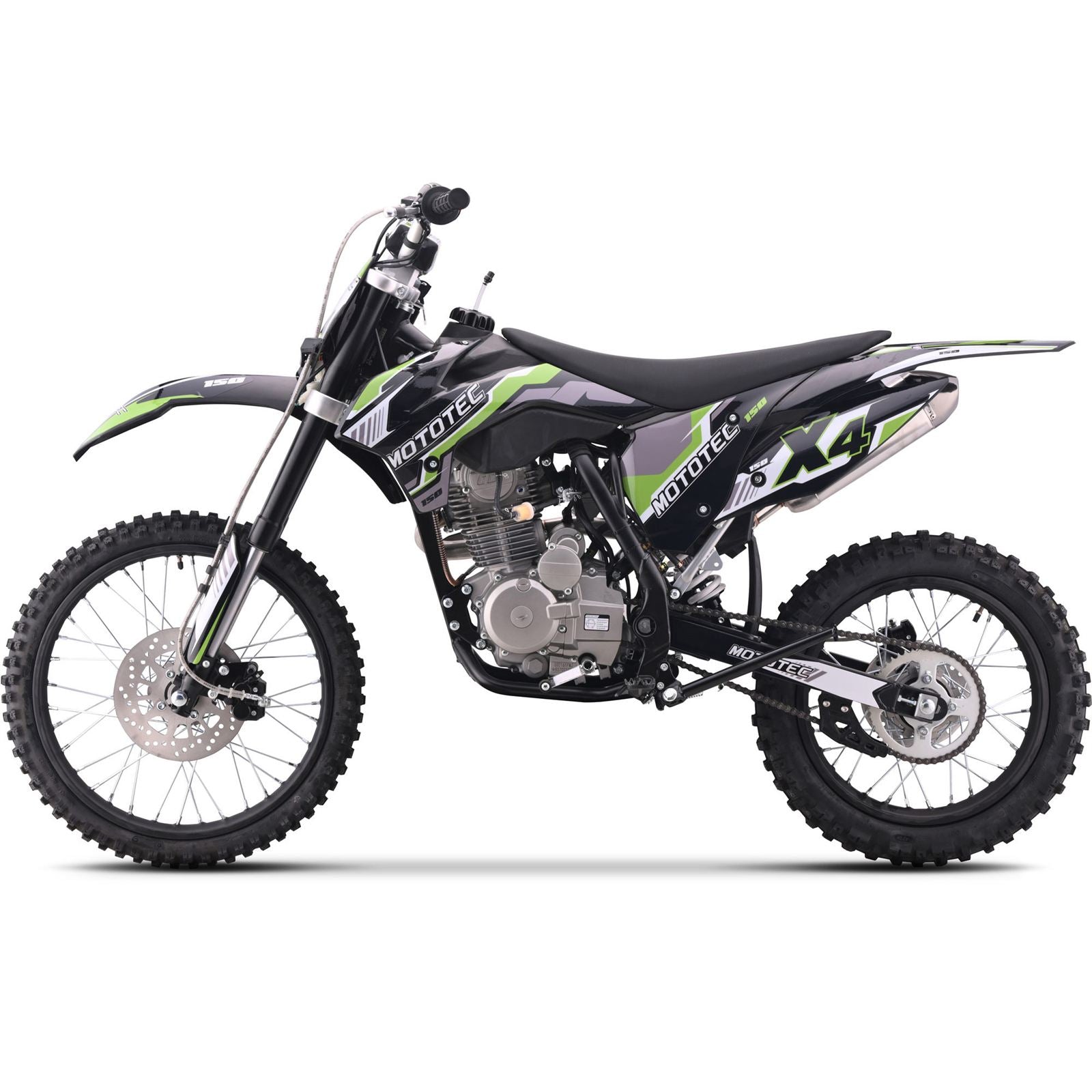 X4 150cc 4-Stroke Gas Dirt Bike - Black_2048691