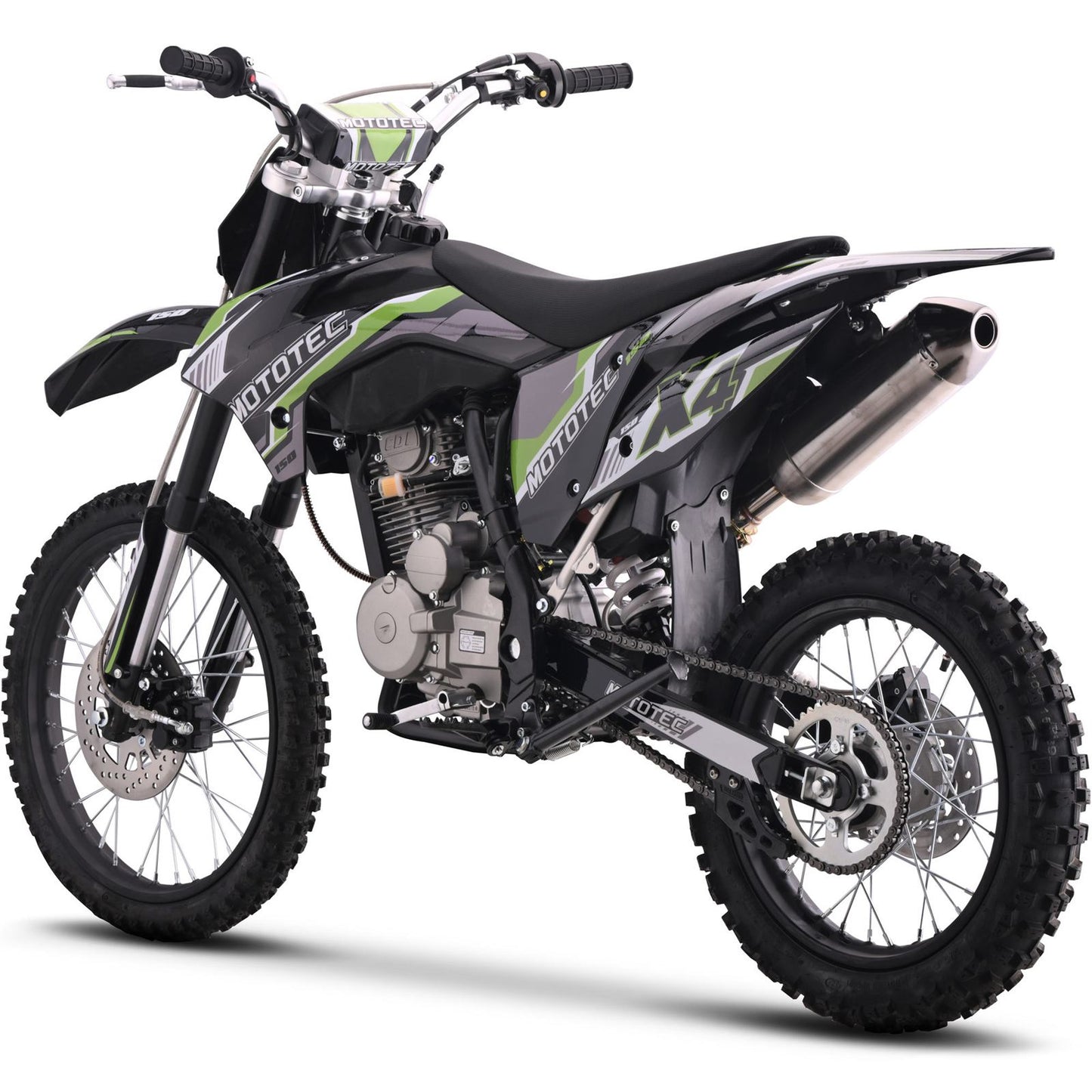 X4 150cc 4-Stroke Gas Dirt Bike - Black_2048692