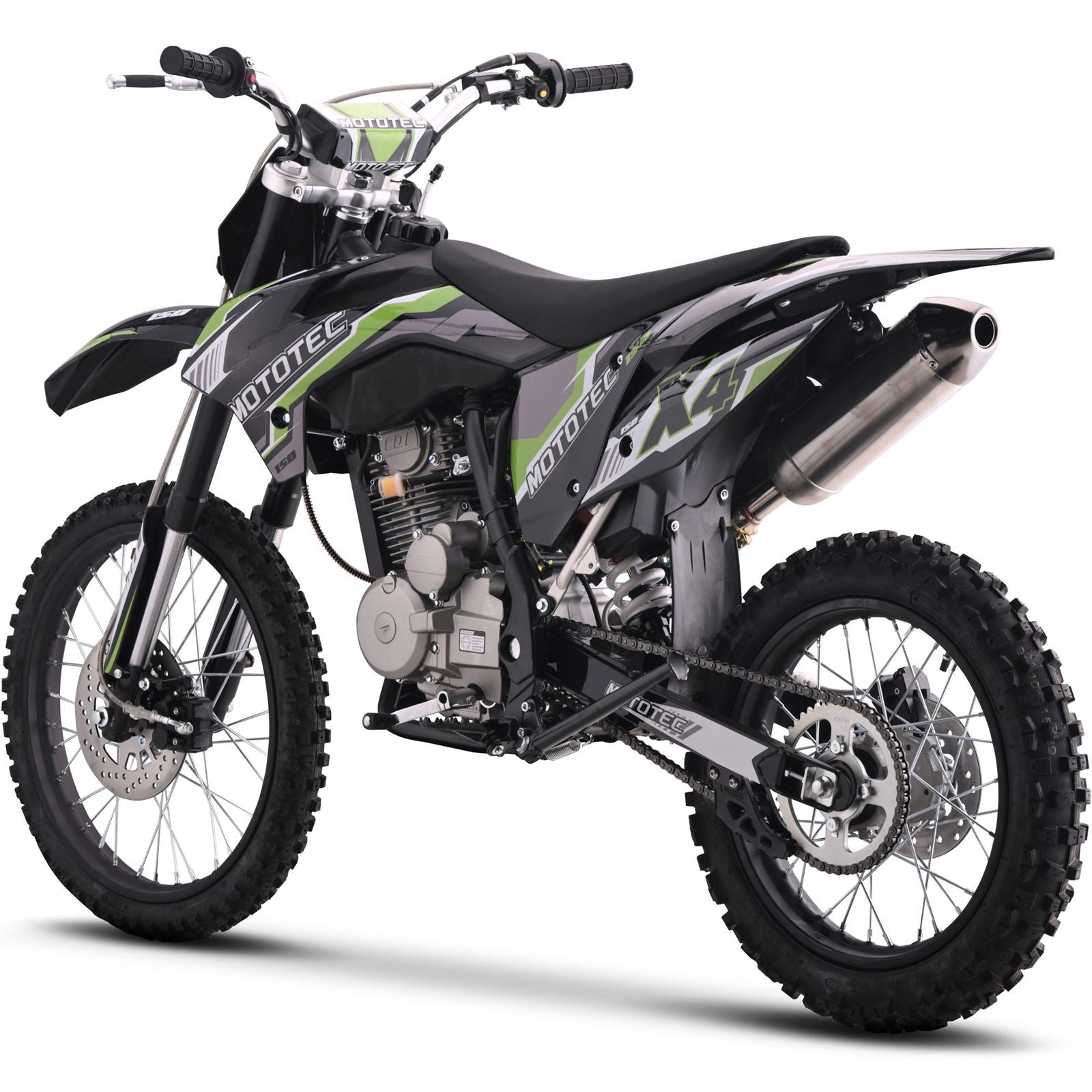 X4 150cc 4-Stroke Gas Dirt Bike - Black_2048692