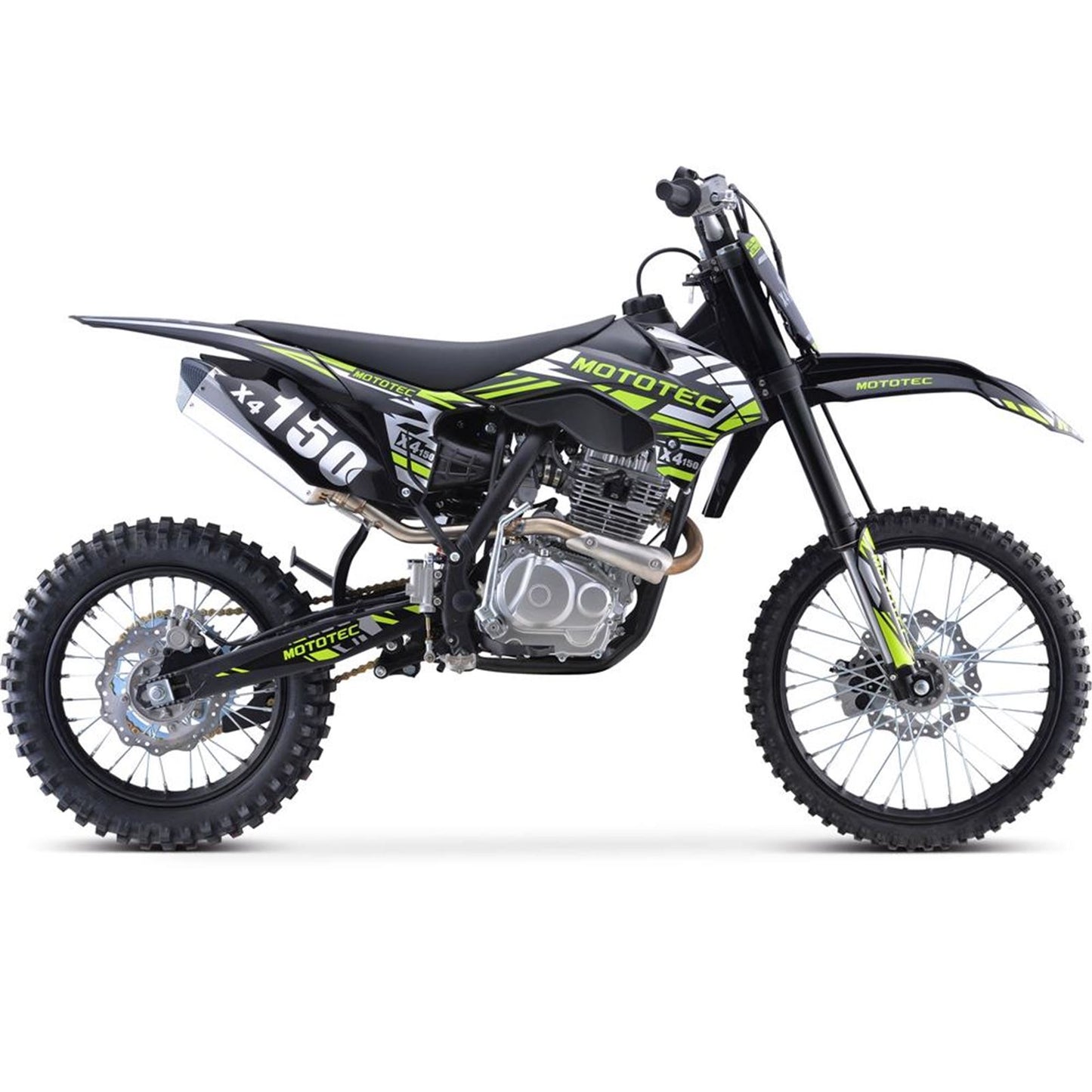X4 150cc 4-Stroke Gas Dirt Bike - Black_908374
