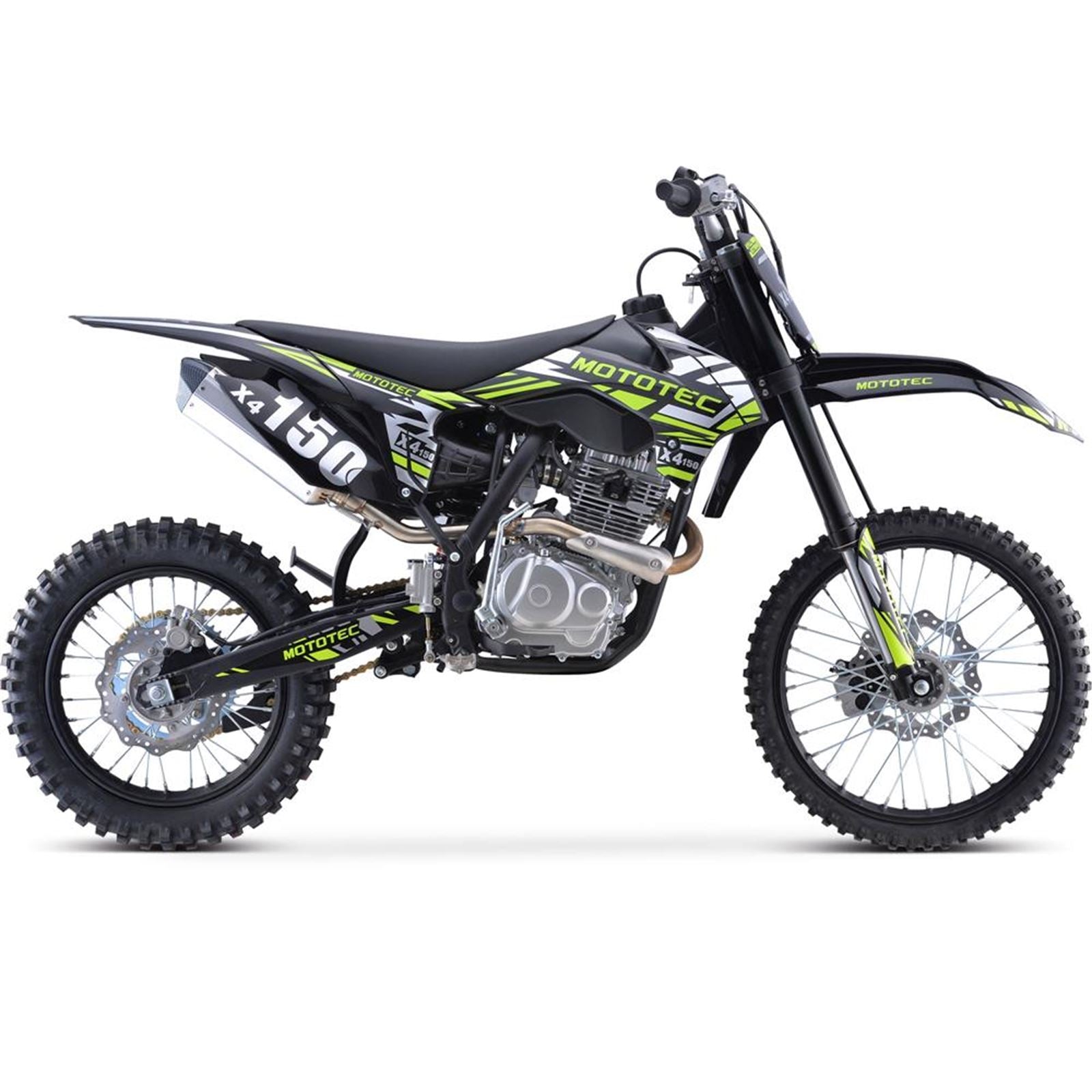 X4 150cc 4-Stroke Gas Dirt Bike - Black_908374