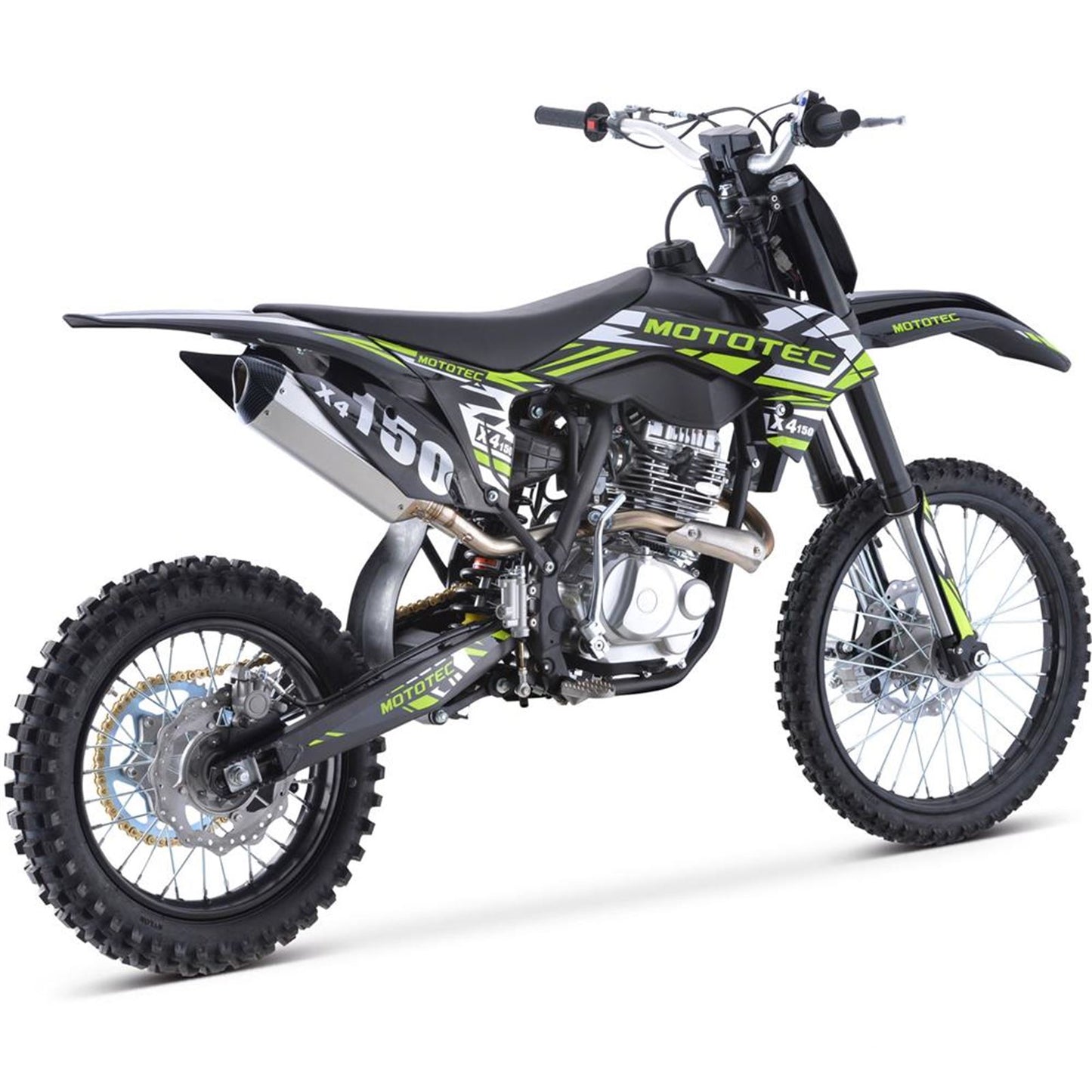 X4 150cc 4-Stroke Gas Dirt Bike - Black_908376