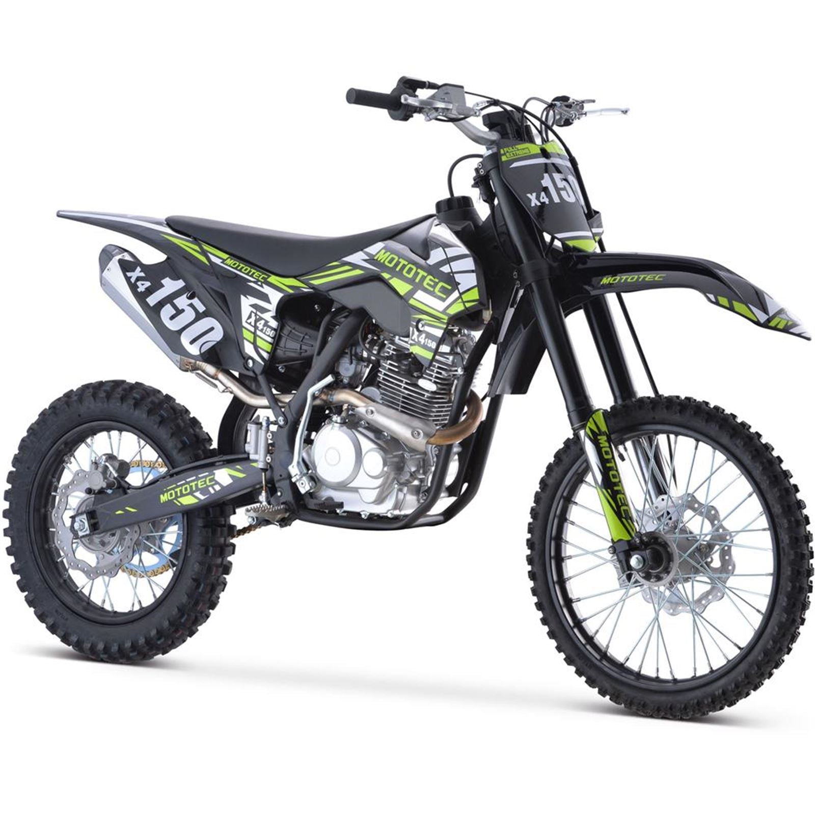 X4 150cc 4-Stroke Gas Dirt Bike - Black_908378