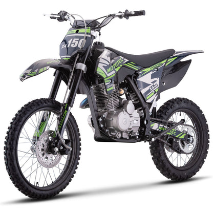 MotoTec USA X4 150cc 4-Stroke Gas Dirt Bike - Black MT-DB-X4-150CC_BLACK_1506585