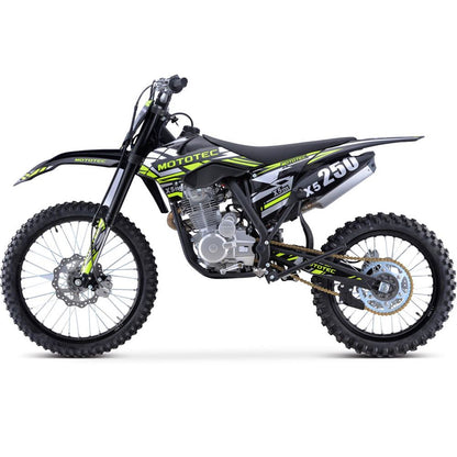 MotoTec USA X5 250cc 4-Stroke Gas Dirt Bike - Black [MPN: MT-DB-X5-250CC_BLACK]_908381