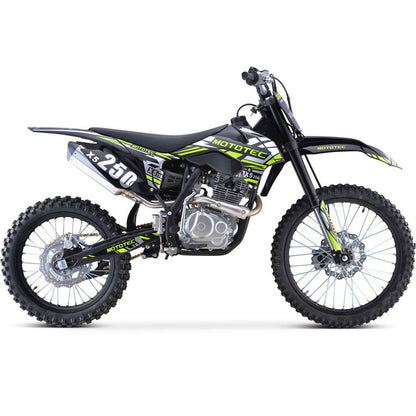 MotoTec USA X5 250cc 4-Stroke Gas Dirt Bike - Black [MPN: MT-DB-X5-250CC_BLACK]_908382