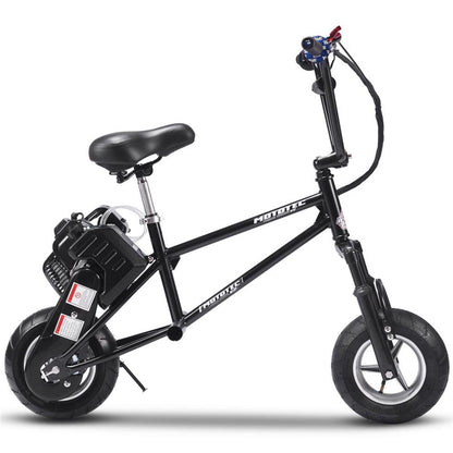 MotoTec USA 49cc Gas Mini Bike V2 - Black [MPN: MT-MINI-BIKE-V2_BLACK]_909105