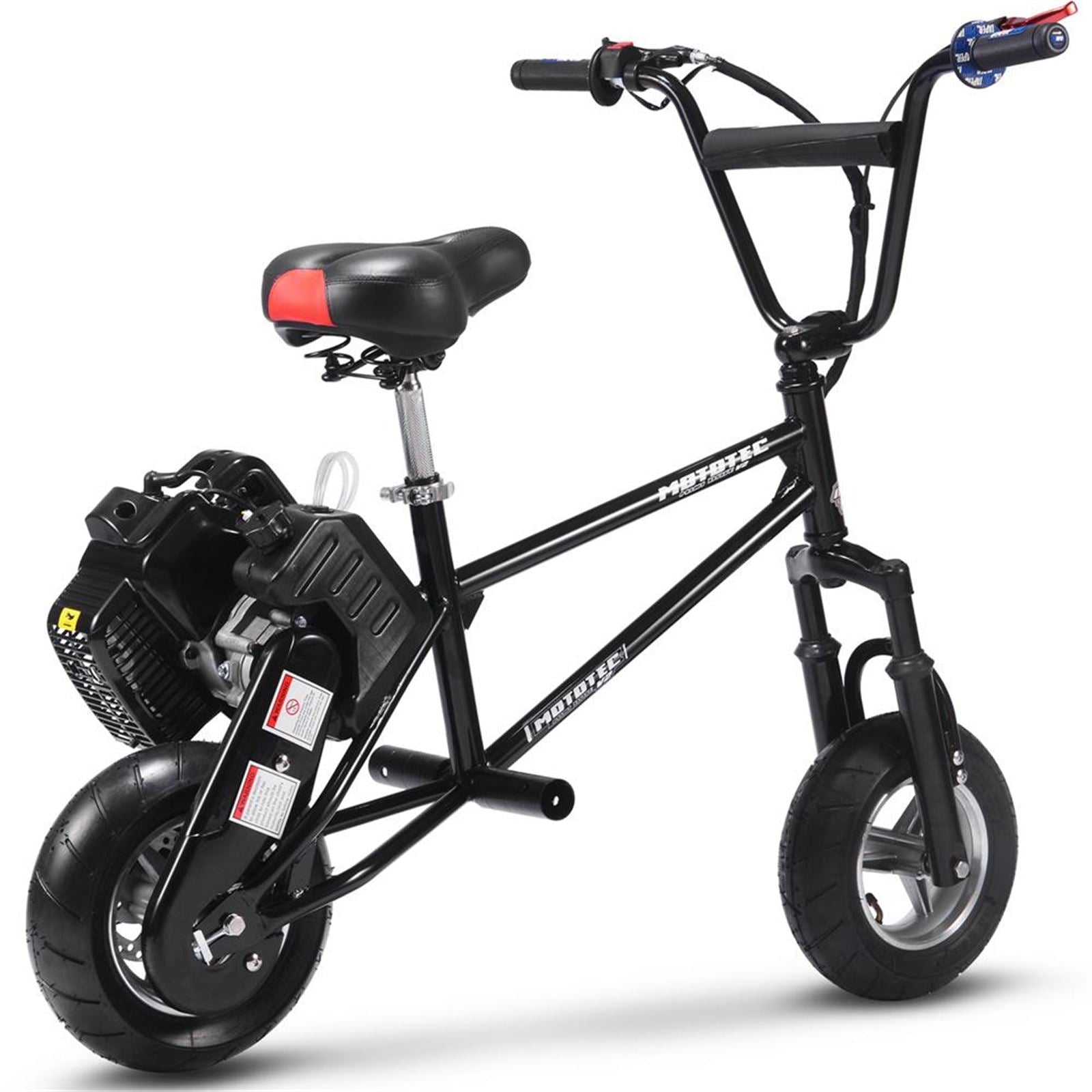 MotoTec USA 49cc Gas Mini Bike V2 - Black [MPN: MT-MINI-BIKE-V2_BLACK]_909115