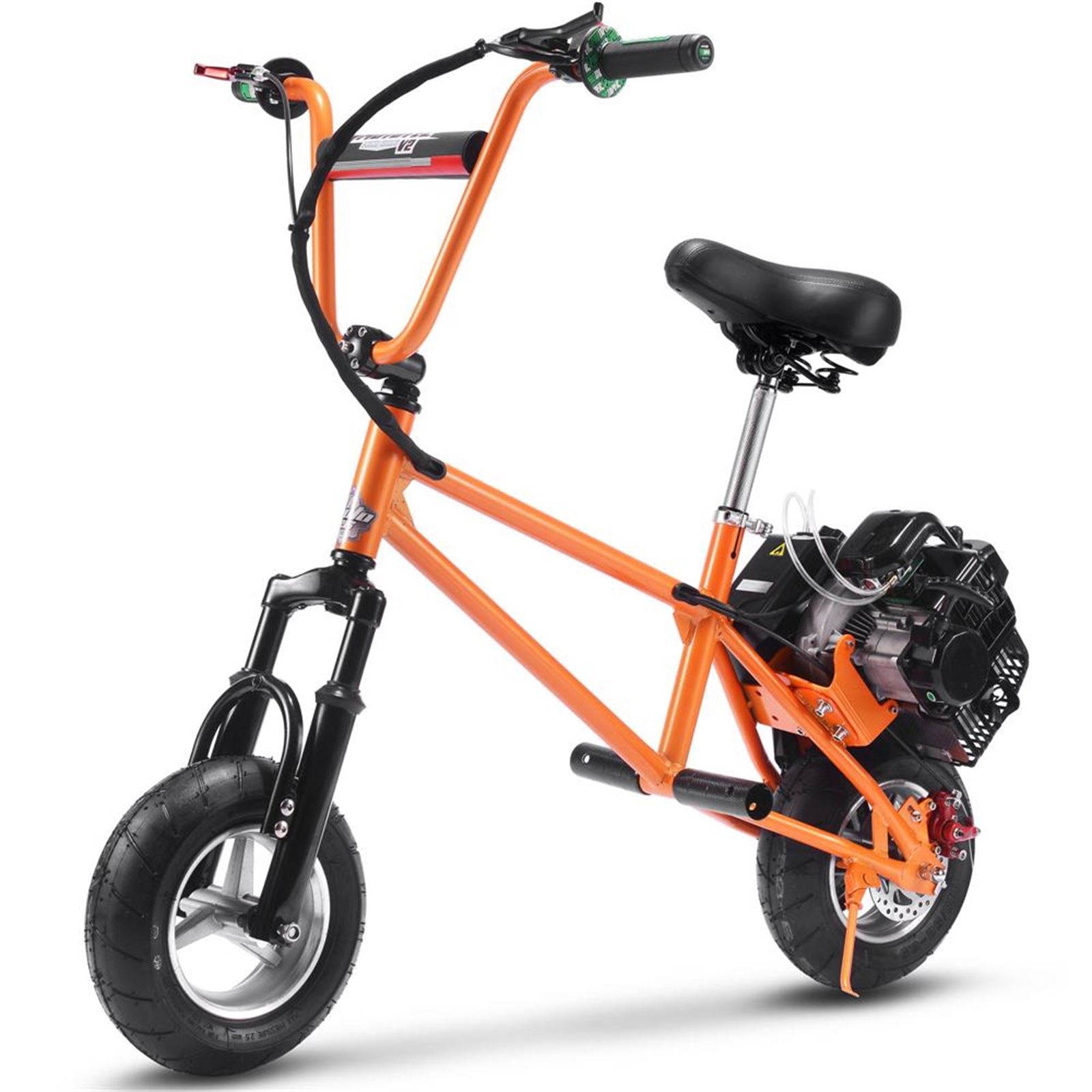 MotoTec USA 49cc Gas Mini Bike V2 - Orange MT-MINI-BIKE-V2_ORANGE_909140