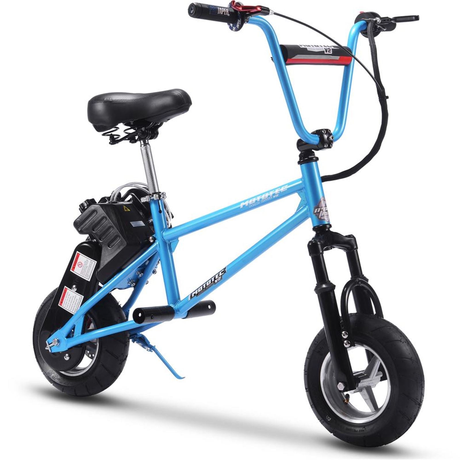 MotoTec USA 49cc Gas Mini Bike V2 - Blue MT-MINI-BIKE-V2_BLUE_909124
