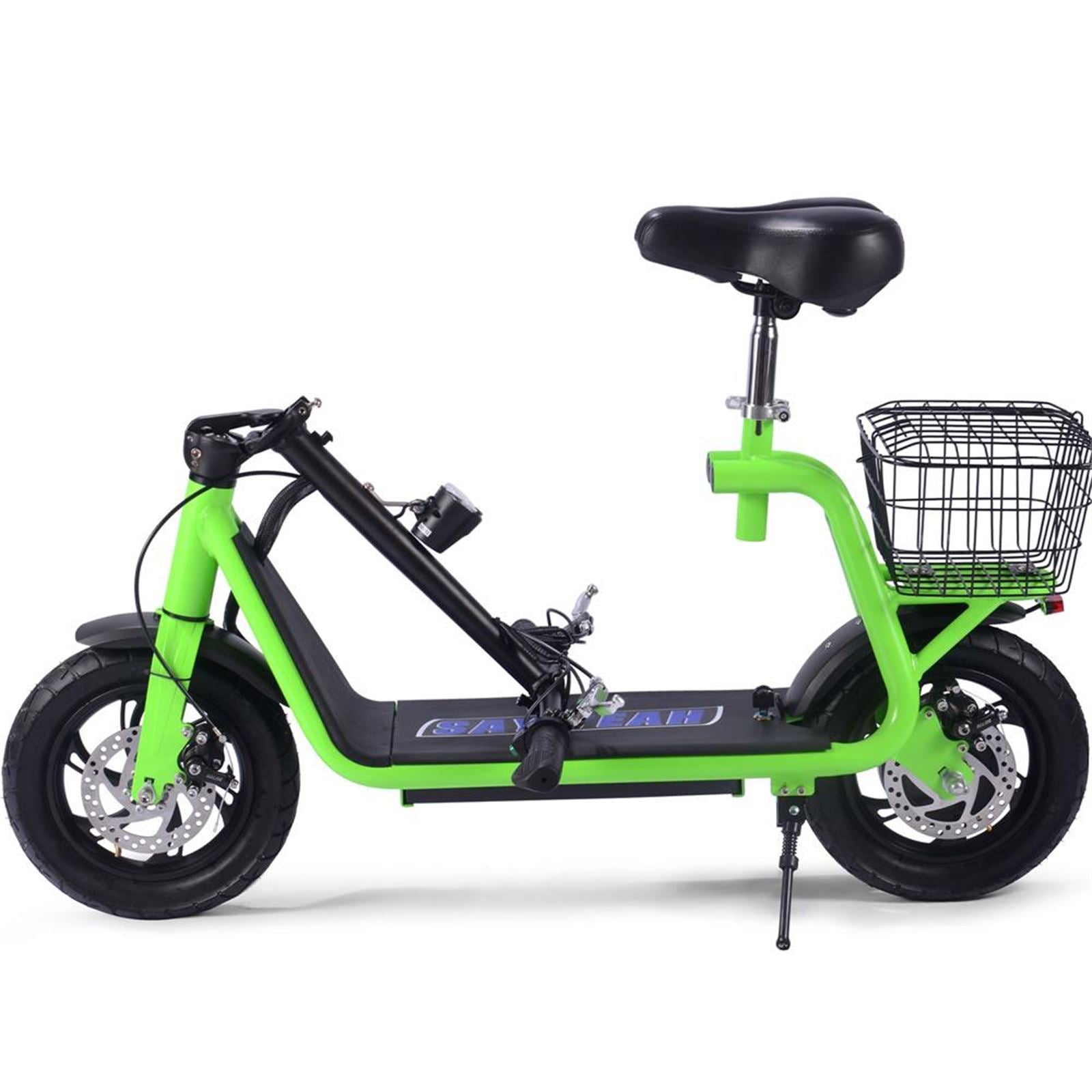 MotoTec USA Metro 36v 500w Lithium Electric Scooter - Green MT-METRO-36V-350W_GREEN_909094