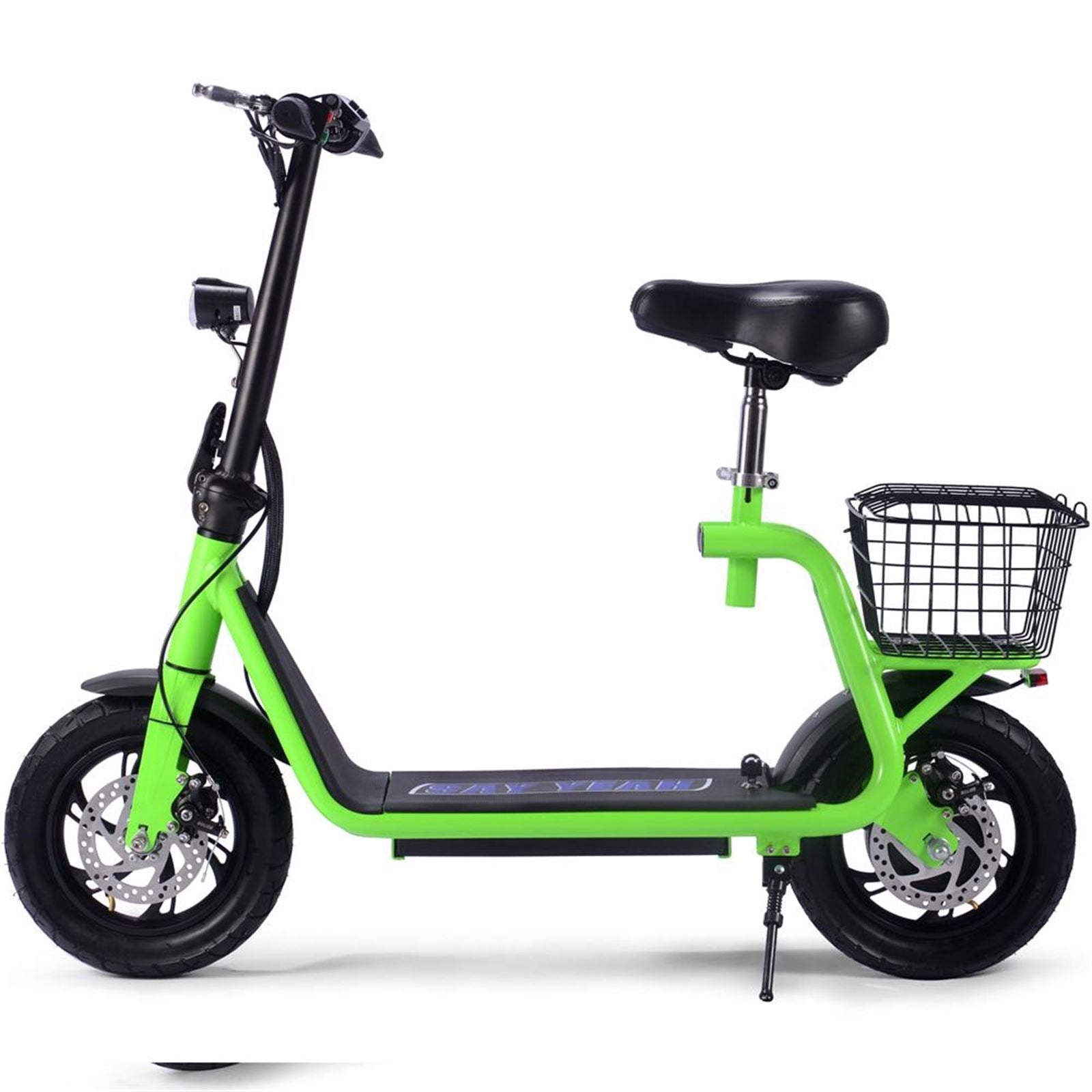 MotoTec USA Metro 36v 500w Lithium Electric Scooter - Green MT-METRO-36V-350W_GREEN_909095