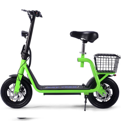 MotoTec USA Metro 36v 500w Lithium Electric Scooter - Green MT-METRO-36V-350W_GREEN_909095