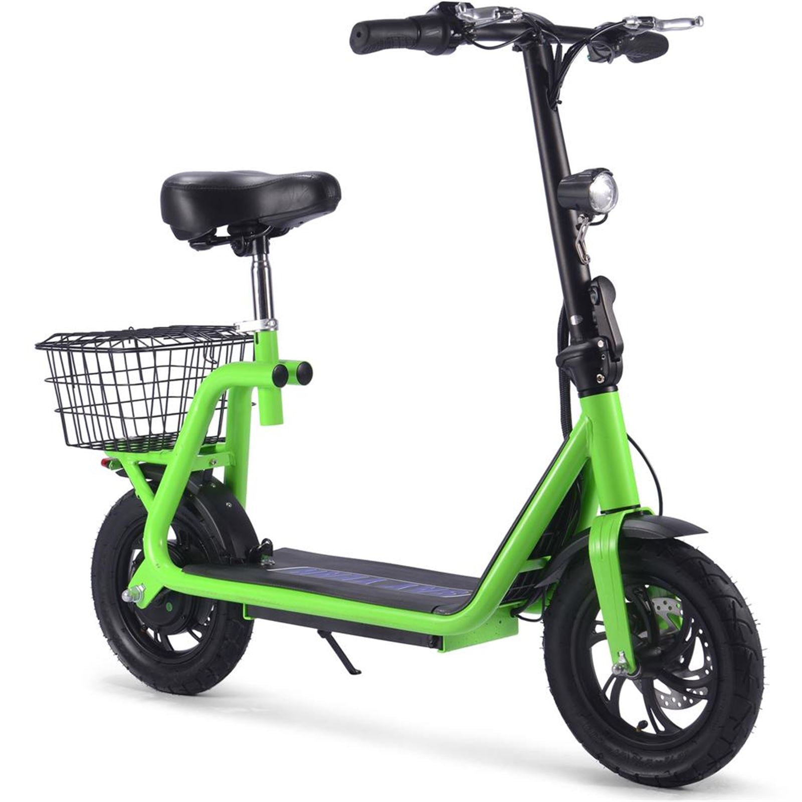 MotoTec USA Metro 36v 500w Lithium Electric Scooter - Green MT-METRO-36V-350W_GREEN_909096