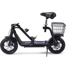 MotoTec USA Metro 36v 500w Lithium Electric Scooter - Black MT-METRO-36V-350W_BLACK_909079