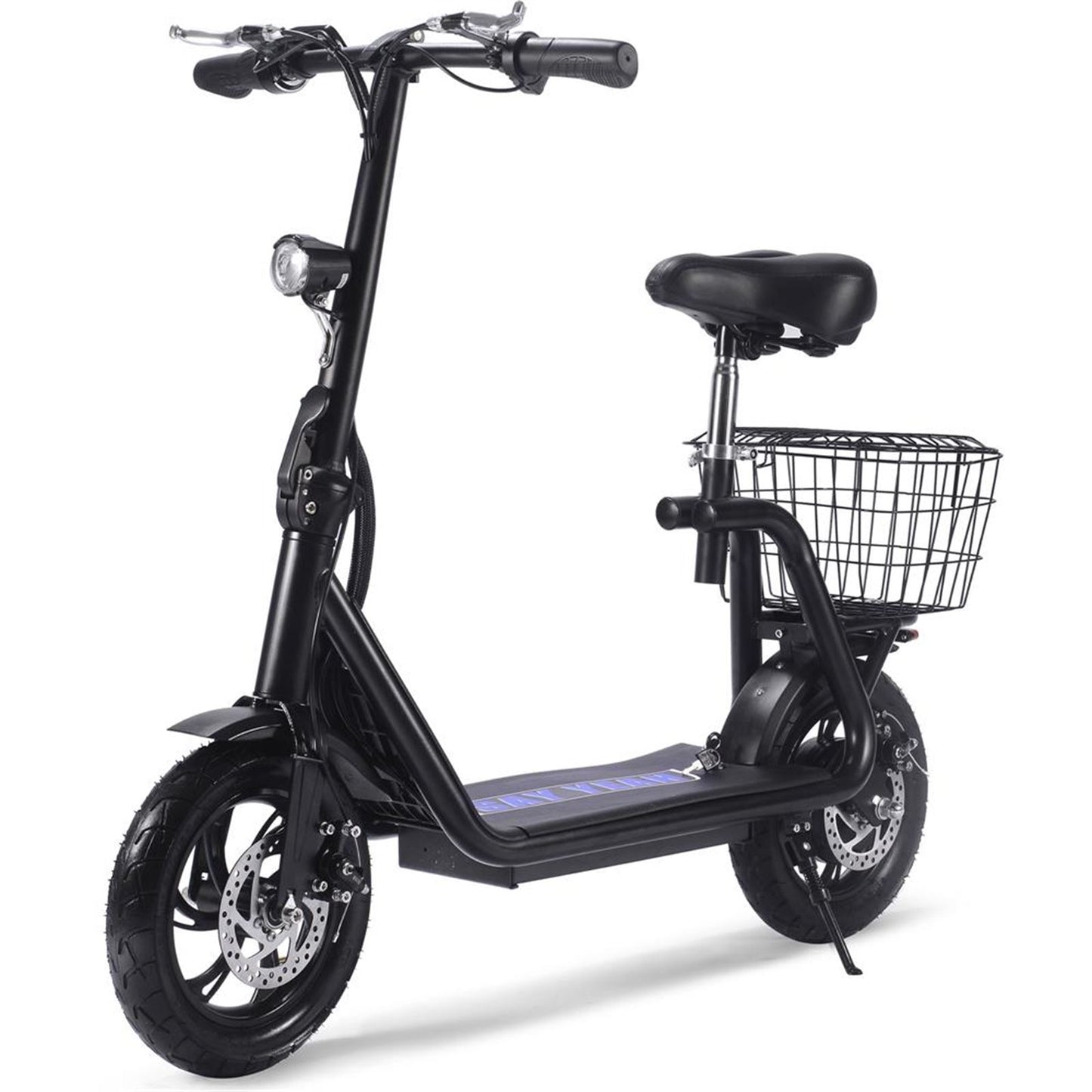 MotoTec USA Metro 36v 500w Lithium Electric Scooter - Black MT-METRO-36V-350W_BLACK_909080