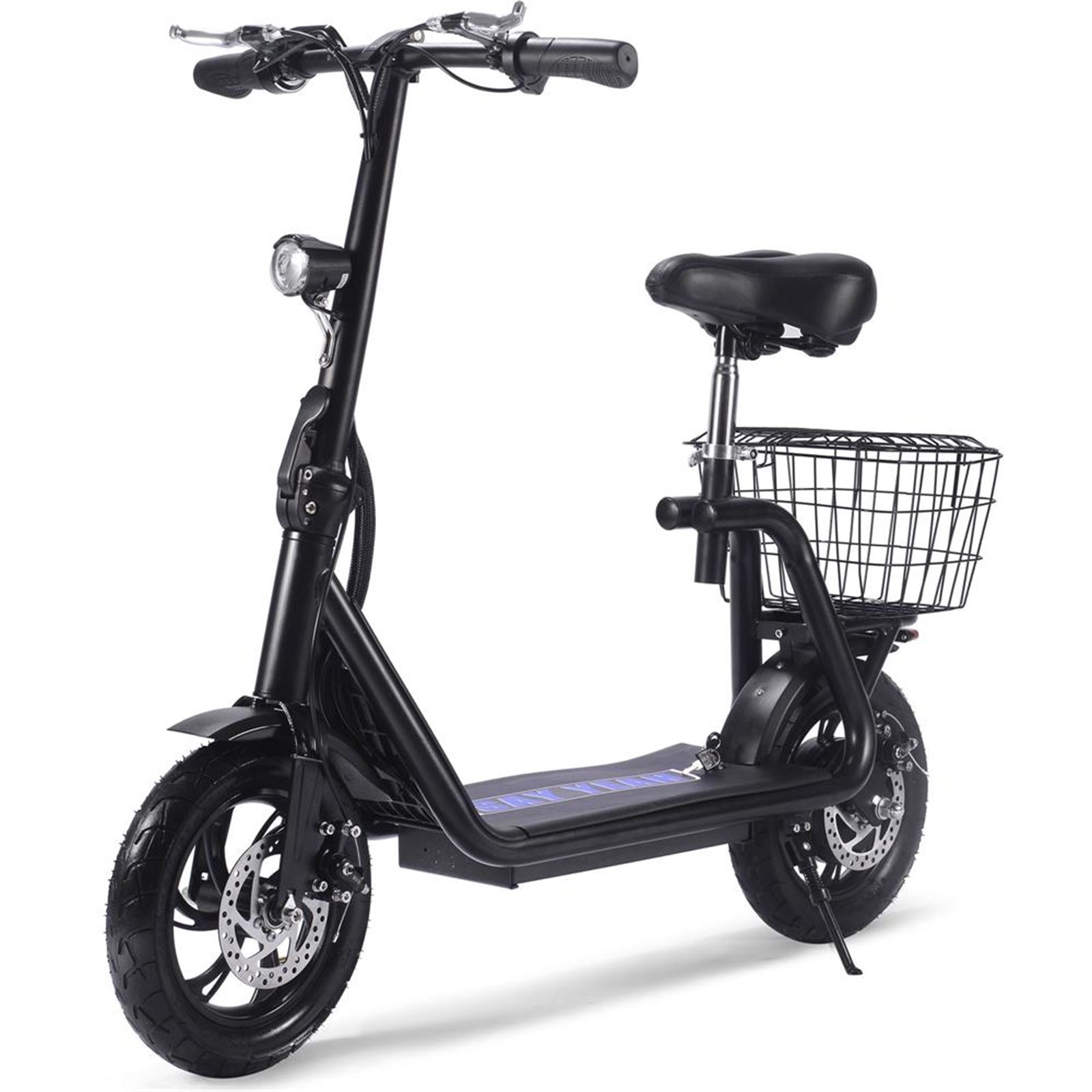 MotoTec USA Metro 36v 500w Lithium Electric Scooter - Black MT-METRO-36V-350W_BLACK_909080