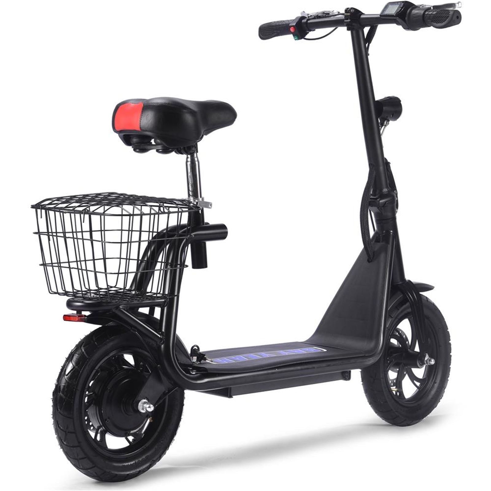 MotoTec USA Metro 36v 500w Lithium Electric Scooter - Black MT-METRO-36V-350W_BLACK_909082