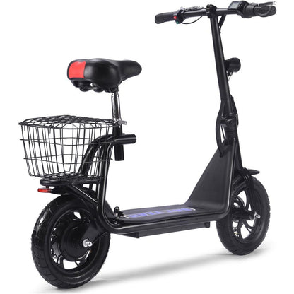MotoTec USA Metro 36v 500w Lithium Electric Scooter - Black MT-METRO-36V-350W_BLACK_909082