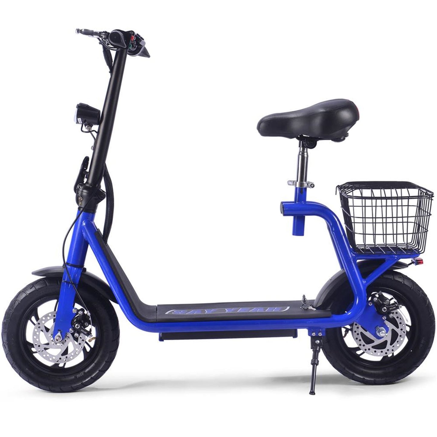 MotoTec USA Metro 36v 500w Lithium Electric Scooter - Blue MT-METRO-36V-350W_BLUE_909084