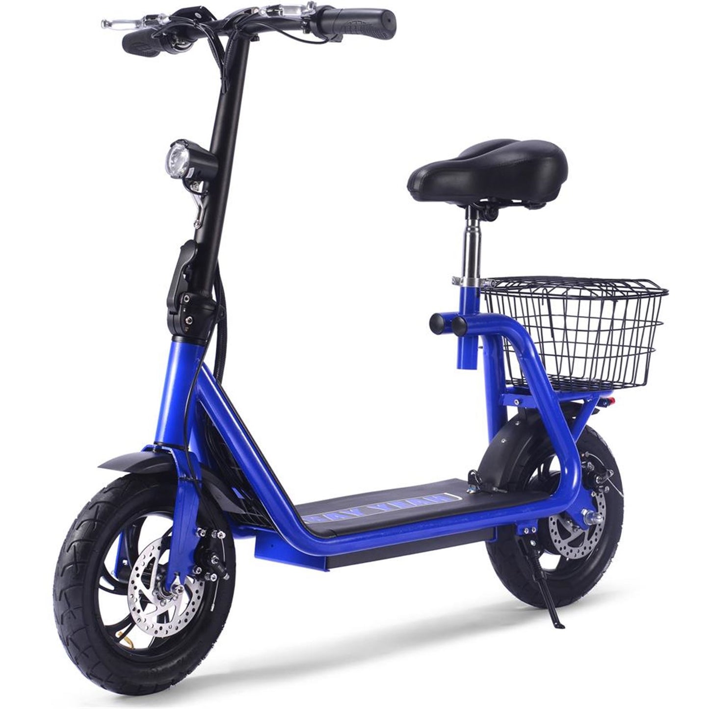 MotoTec USA Metro 36v 500w Lithium Electric Scooter - Blue MT-METRO-36V-350W_BLUE_909085