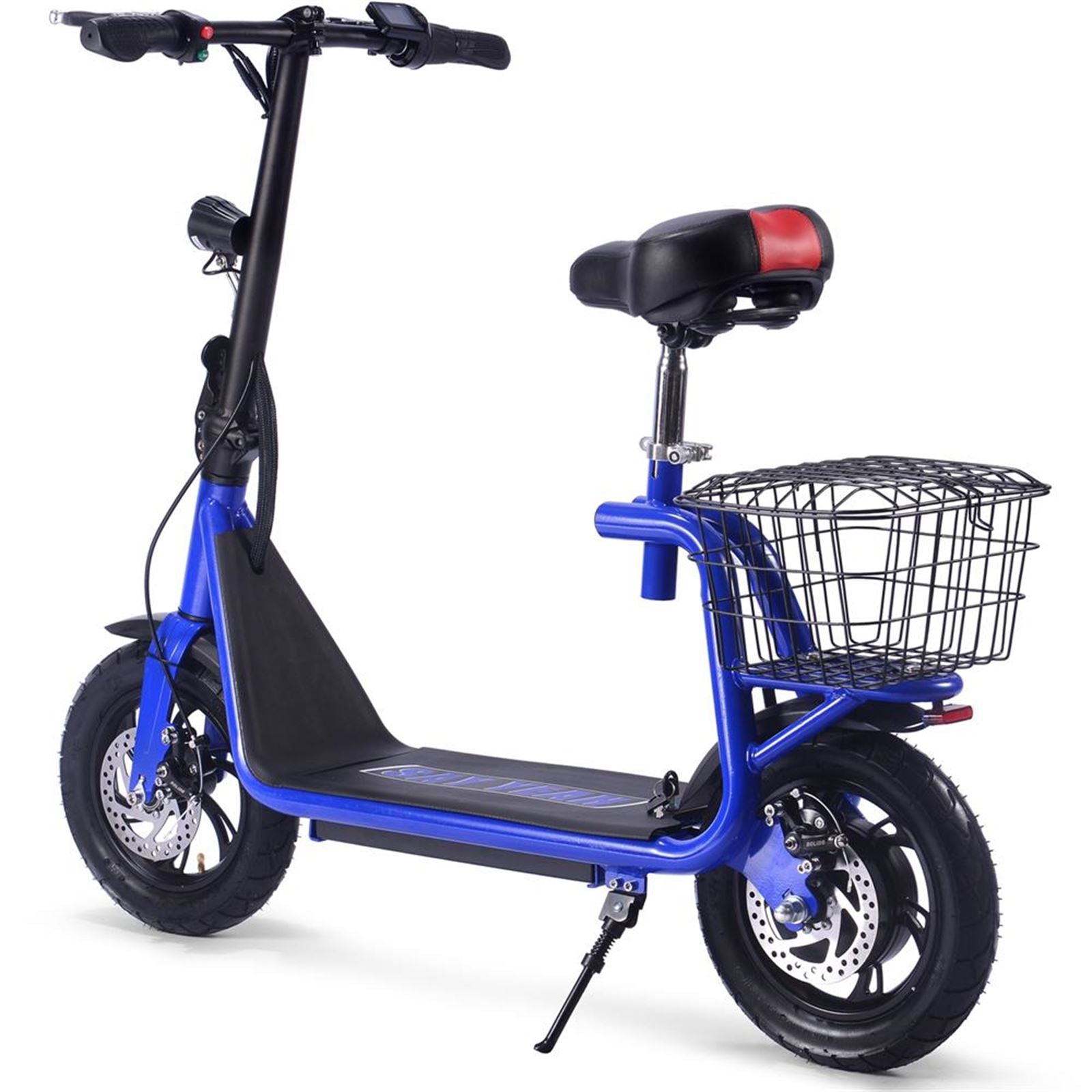 MotoTec USA Metro 36v 500w Lithium Electric Scooter - Blue MT-METRO-36V-350W_BLUE_909086
