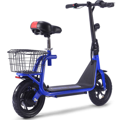 MotoTec USA Metro 36v 500w Lithium Electric Scooter - Blue MT-METRO-36V-350W_BLUE_909087