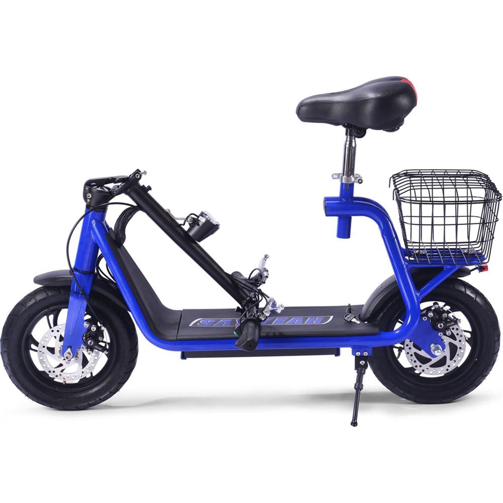 MotoTec USA Metro 36v 500w Lithium Electric Scooter - Blue MT-METRO-36V-350W_BLUE_909090