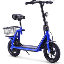 MotoTec USA Metro 36v 500w Lithium Electric Scooter - Blue MT-METRO-36V-350W_BLUE_909091