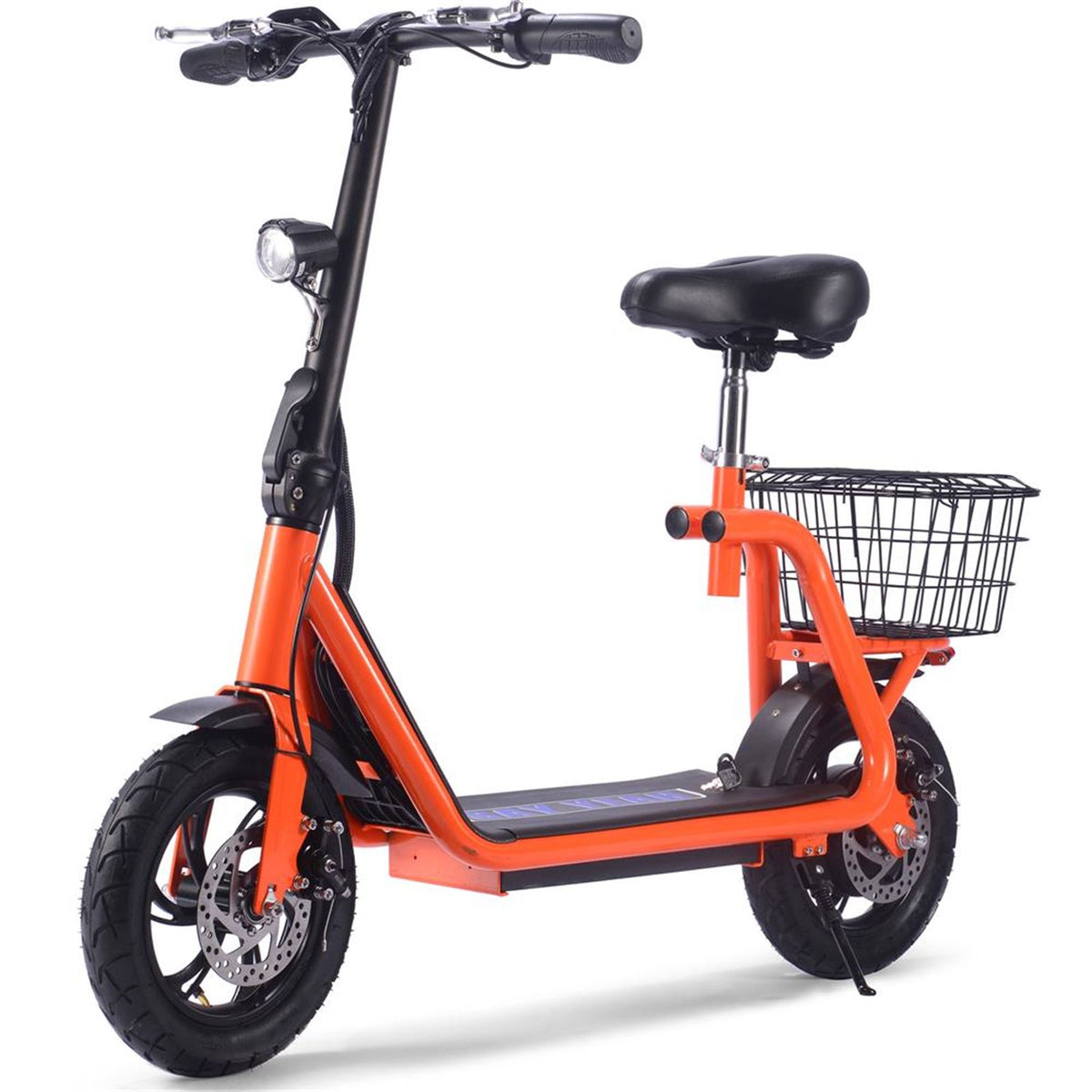MotoTec USA Metro 36v 500w Lithium Electric Scooter - Orange [MPN: MT-METRO-36V-350W_ORANGE]_909099