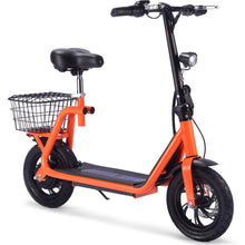 MotoTec USA Metro 36v 500w Lithium Electric Scooter - Orange [MPN: MT-METRO-36V-350W_ORANGE]_909102