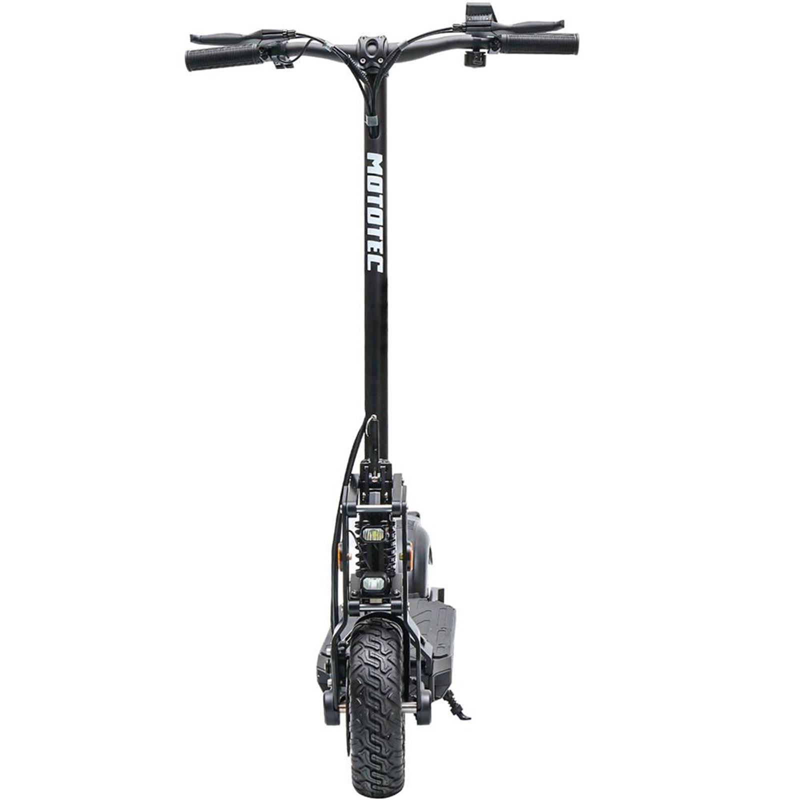 MotoTec USA Free Ride 48v 600w Lithium Electric Scooter - Black MT-FREERIDE-48V_BLACK_908527