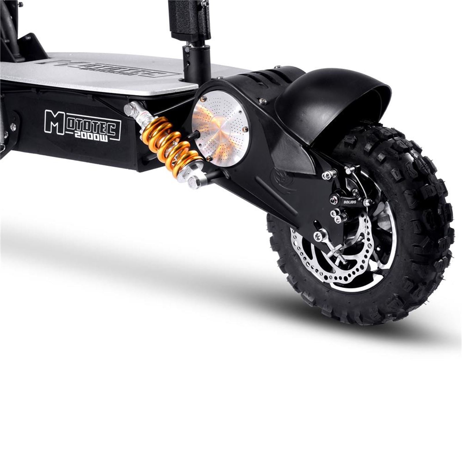 MotoTec USA 2000w 48v Electric Scooter - Black MT-2000W_BLACK_904381