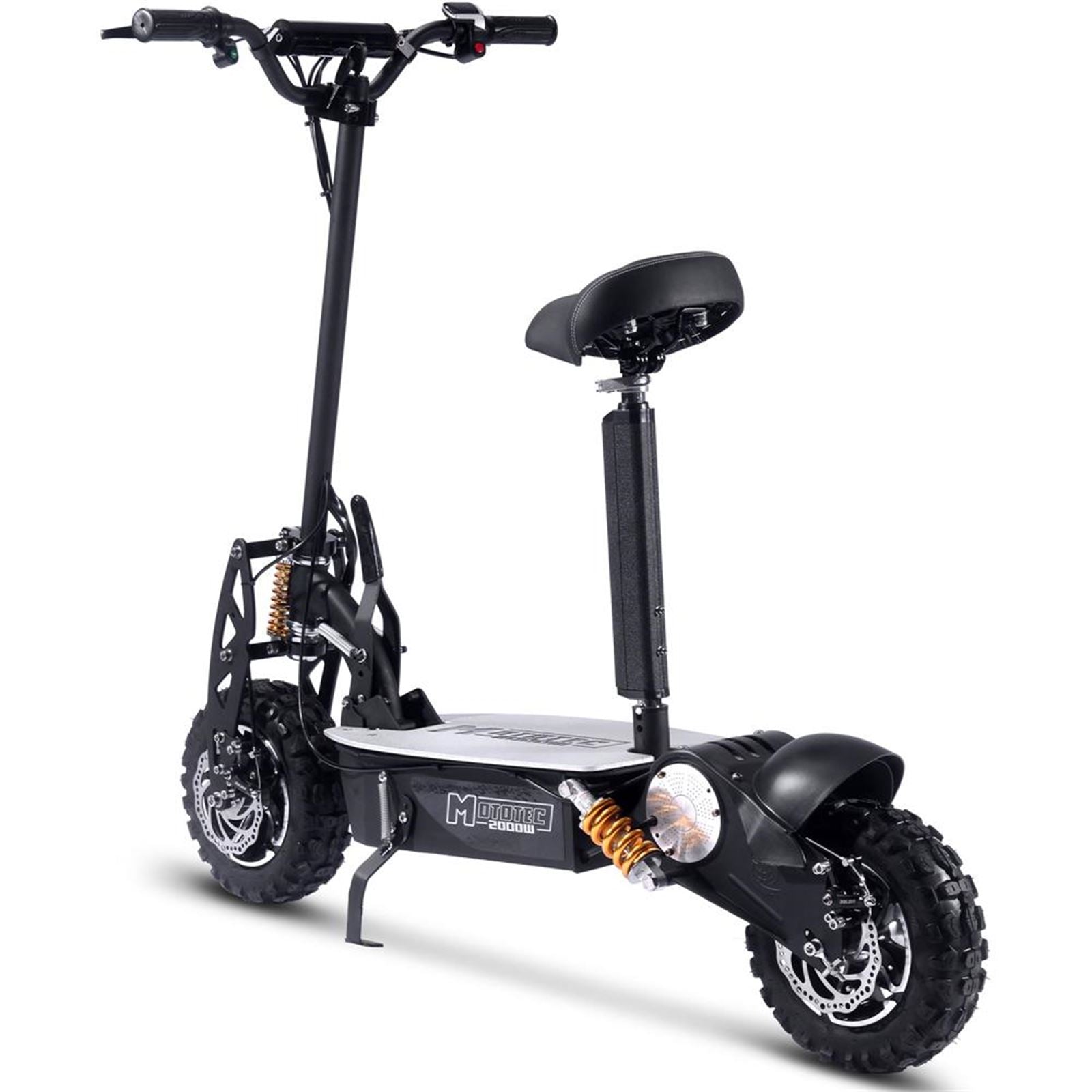 MotoTec USA 2000w 48v Electric Scooter - Black MT-2000W_BLACK_904375